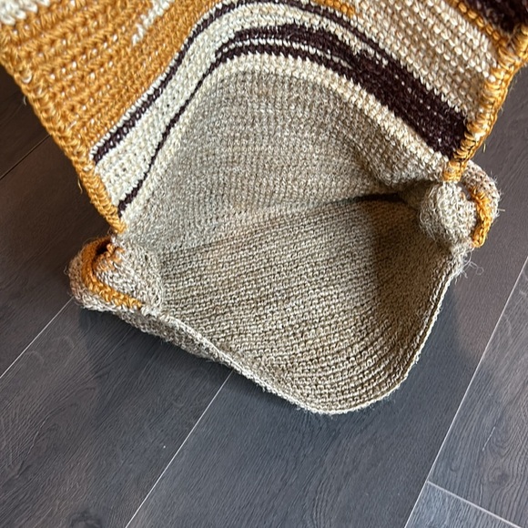 Artisan Multicoloured Neutral Crochet Messenger Cross Body Bag Women - Picture 12 of 16